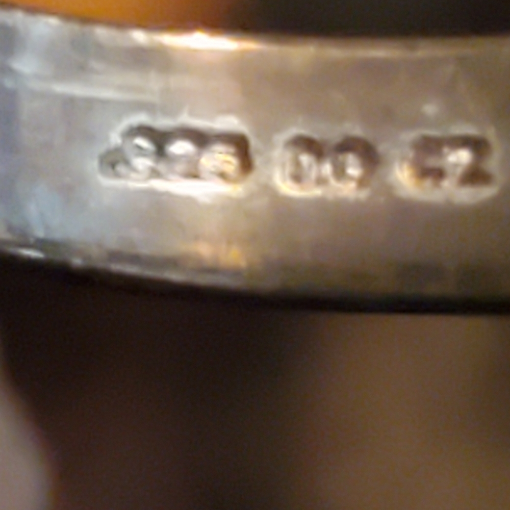 Sterling Silver CZ Engagement Ring - Picture 4 of 4